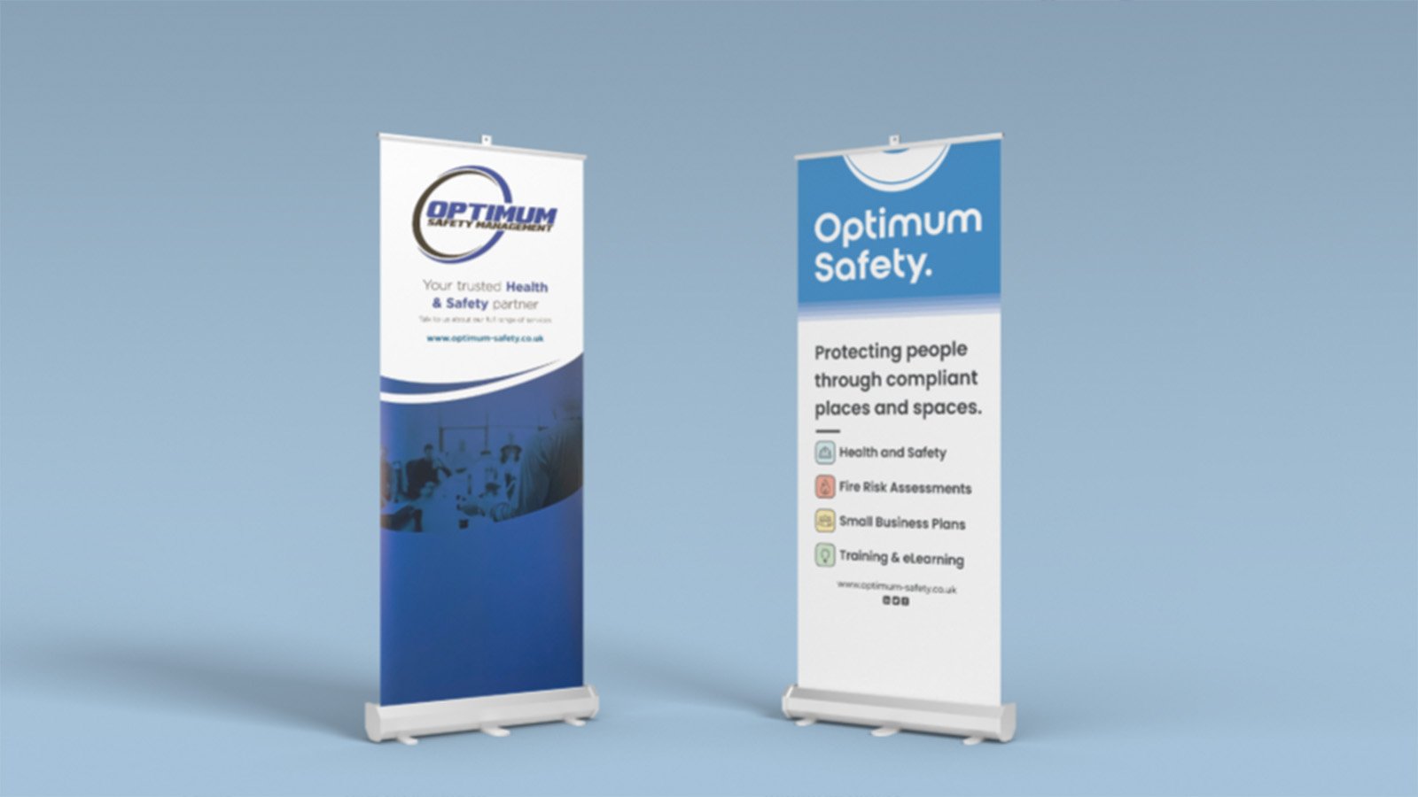 Optimum safety banners