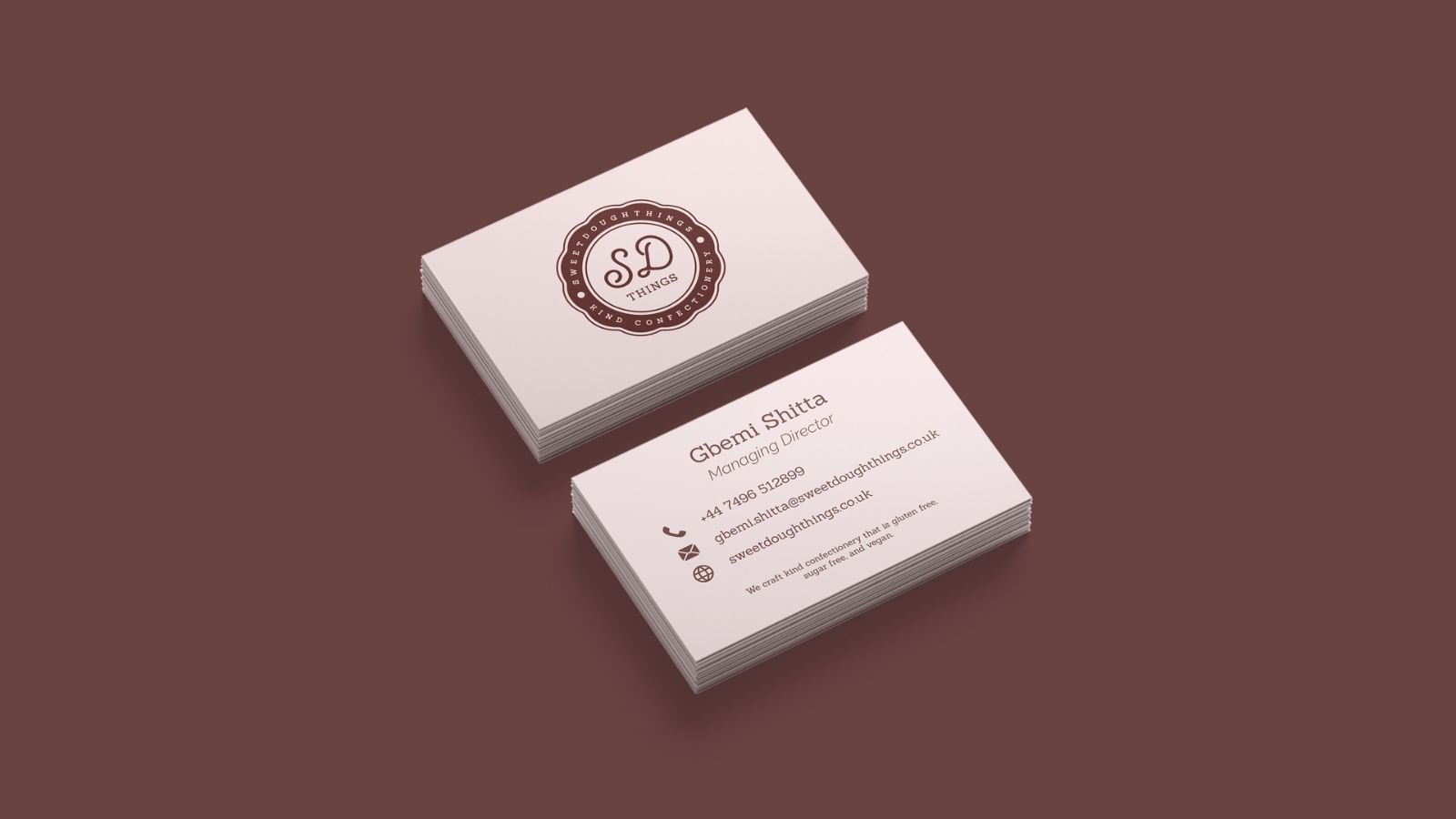 Sweet dough things business cards