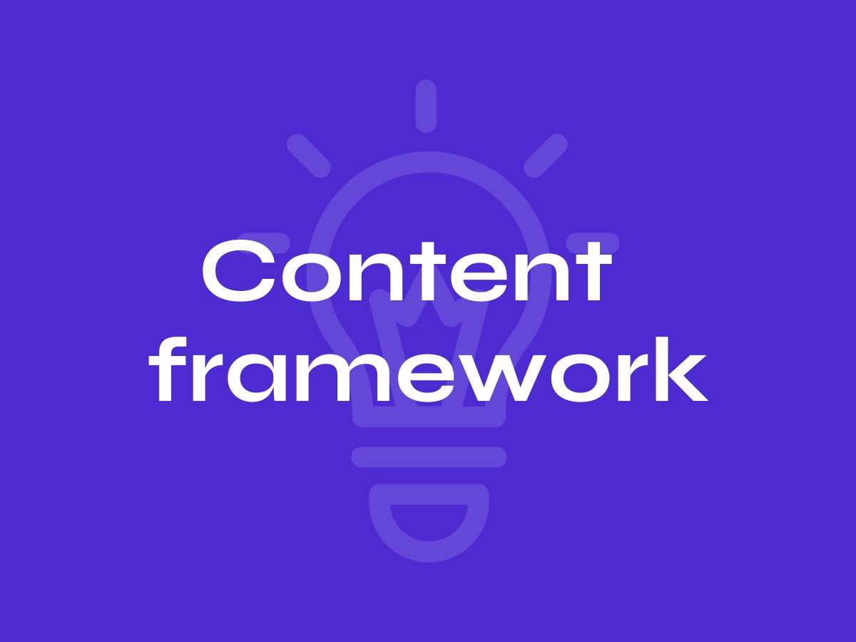 content framework