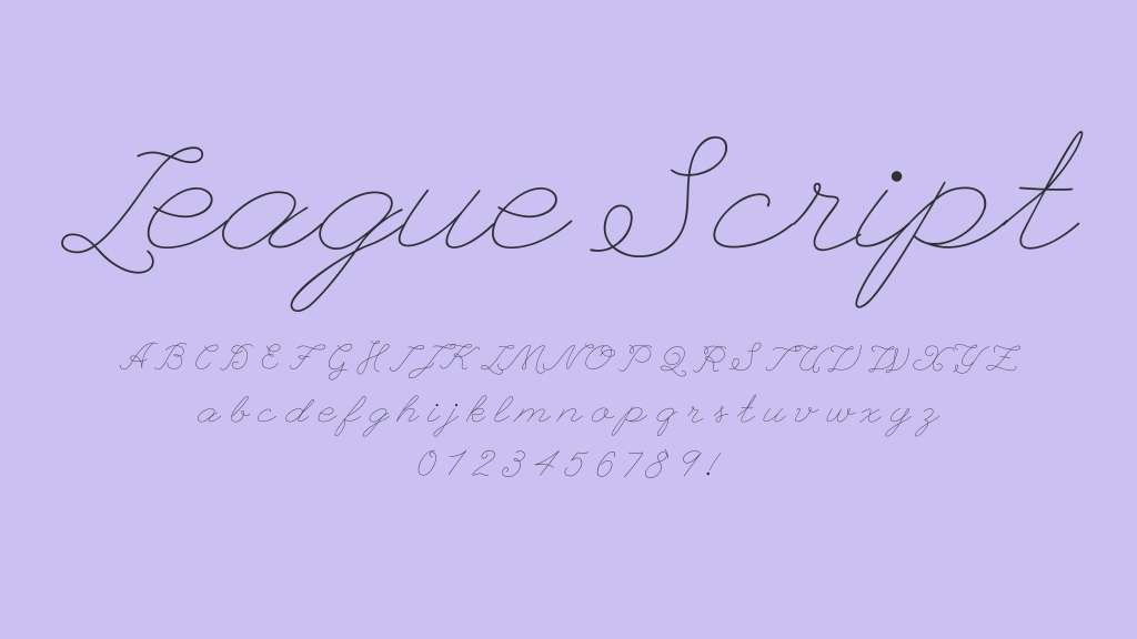 league script typeface