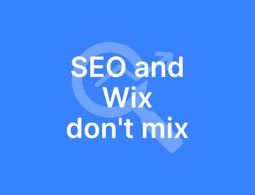 SEO and Wix don’t mix