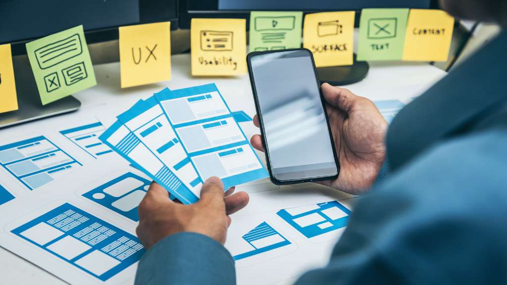 mobile ux is being planned out