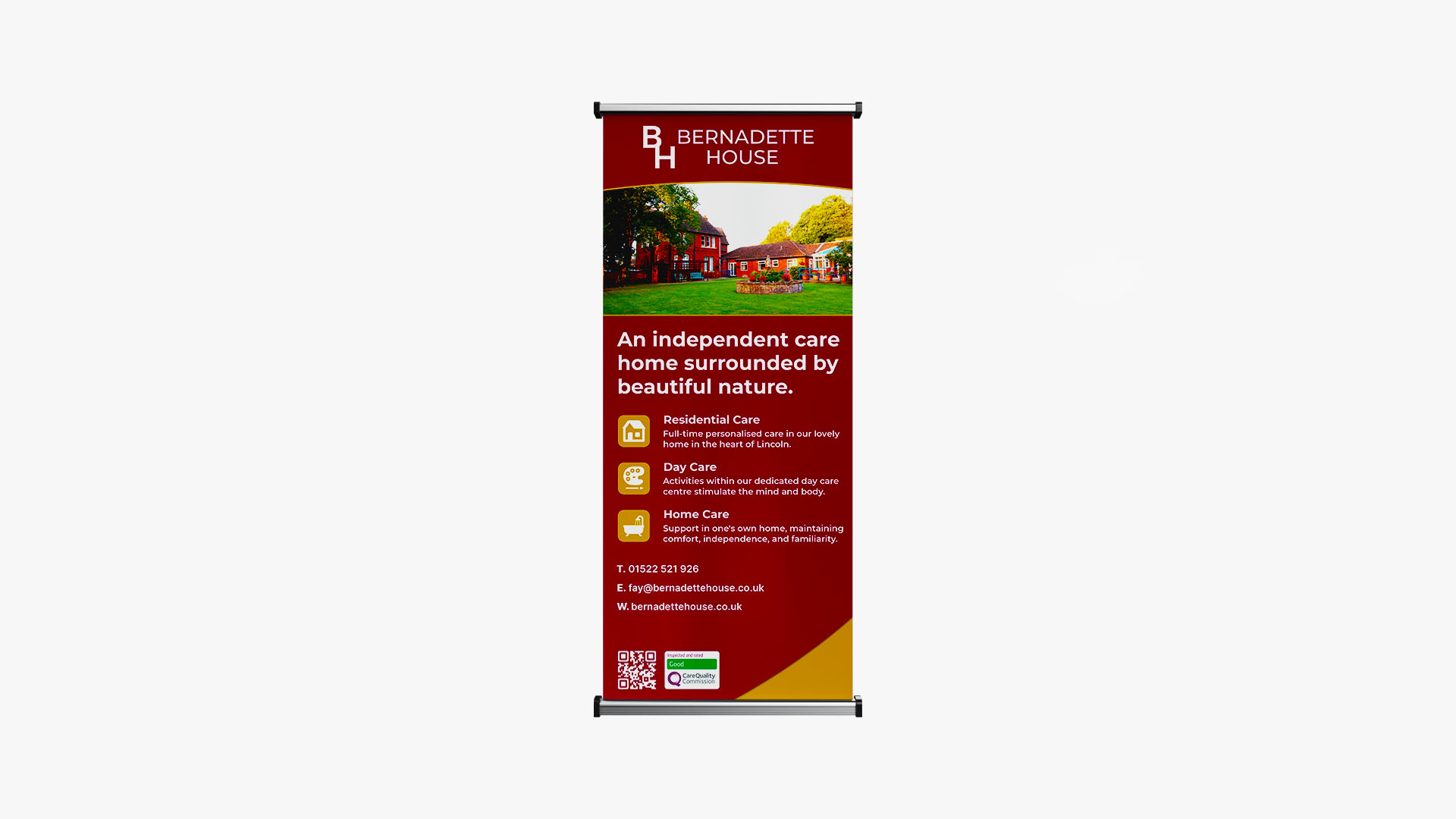 Bernadette House Roller Banner