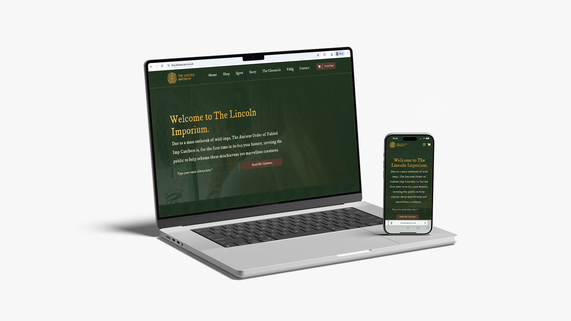 Lincoln Imporium Website